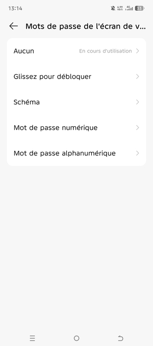 Sélectionnez Schéma