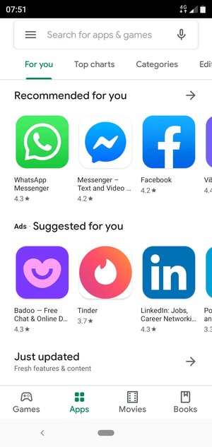 Select the Search bar