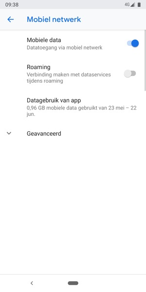 Selecteer Geavanceerd