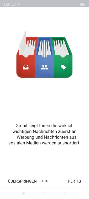 Wählen Sie FERTIG