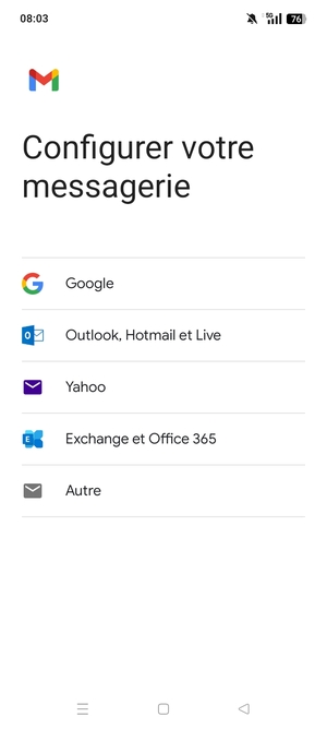 Sélectionnez Autre