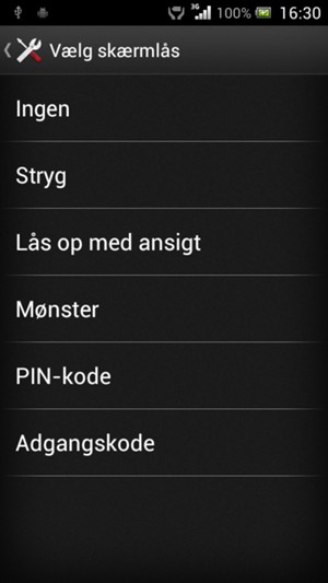 Vælg Mønster