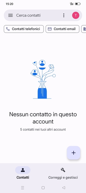 Seleziona Correggi e gestisci