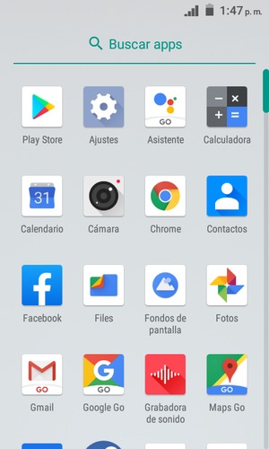 Seleccione Ajustes