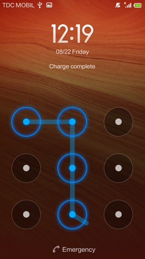 Your phone is now secure with a screen lock