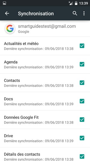 Cocher toutes les cases