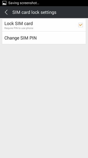 Select Change SIM PIN