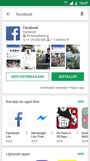Velg app
