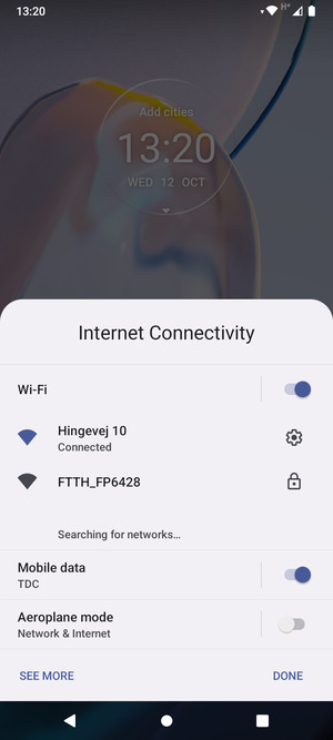 Turn off Wi-Fi