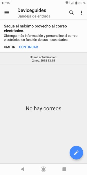 Su cuenta está lista para usar