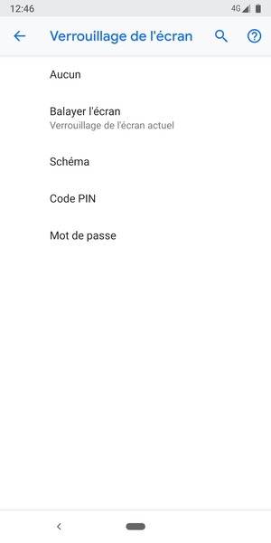 Sélectionnez Schéma