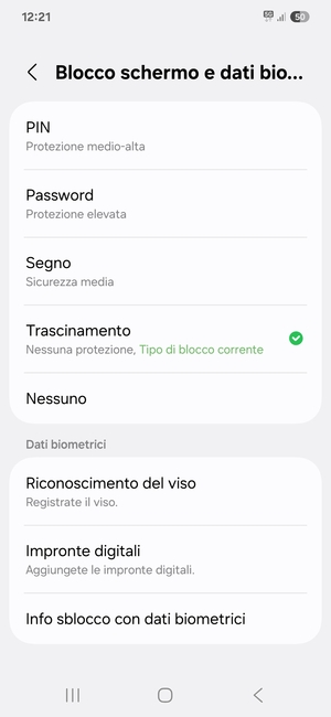 Seleziona Segno