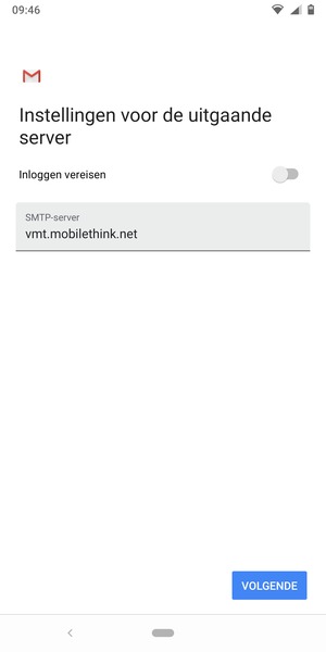 Schakel Inloggen vereisen uit en selecteer VOLGENDE