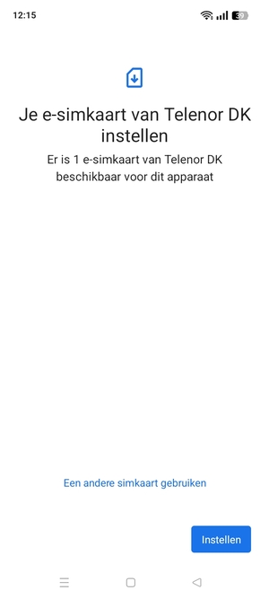 Selecteer Instellen