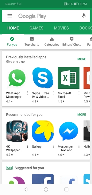Select the Search bar