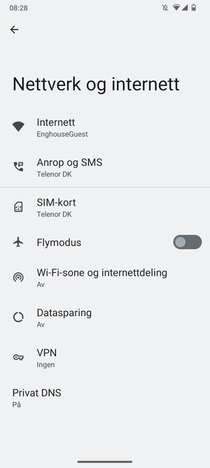 Velg SIM-kort