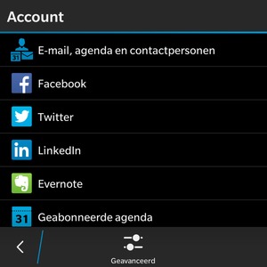 Selecteer Geavanceerd
