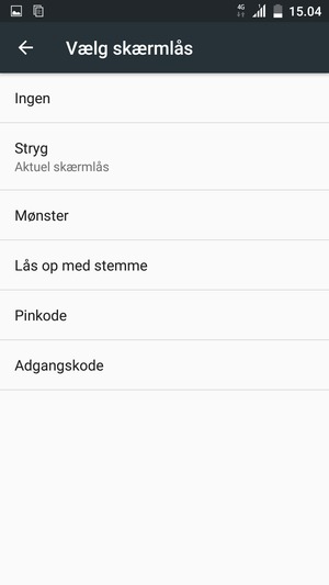 Vælg Mønster