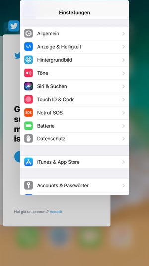 Apps nach oben streifen, um sie zu schliessen. Dies wird Batterie sparen.