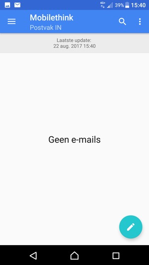 Uw account is klaar voor gebruik