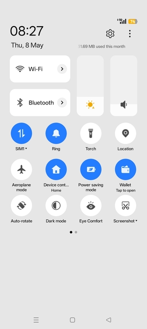 Turn on Power saving mode