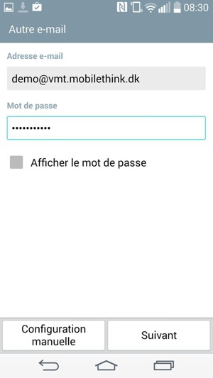Saisissez votre Adresse e-mail et votre Mot de passe. Sélectionnez Suivant