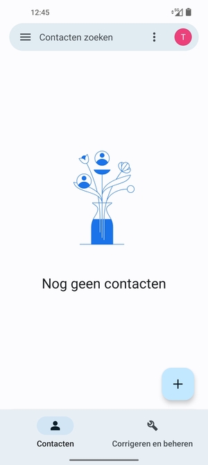 Selecteer Corrigeren en beheren