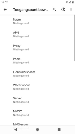 Voer mms-gegevens in