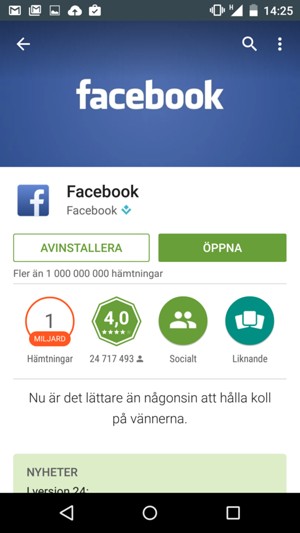Välj ÖPPNA