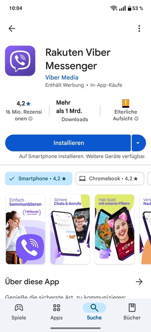 Wählen Sie Installieren