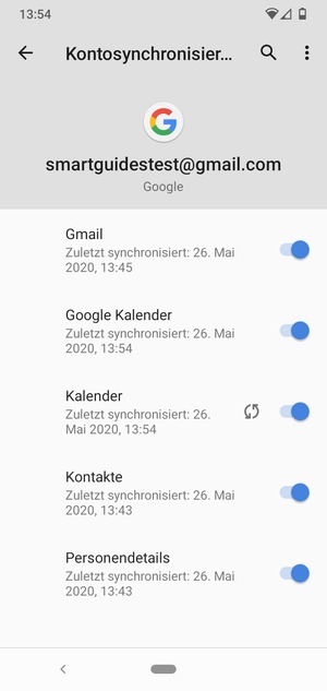 Wählen Sie die Menü-Taste
