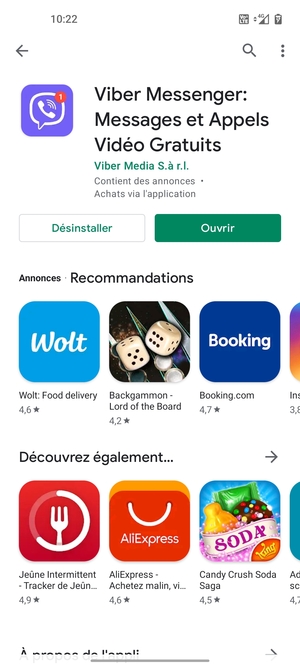 Sélectionnez Ouvrir