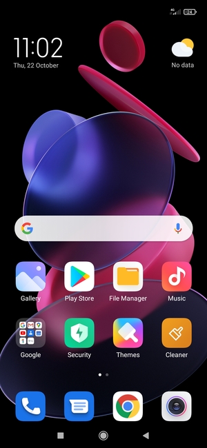 Select the Recent apps button