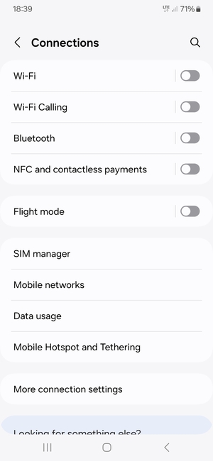 Select Mobile Hotspot and Tethering