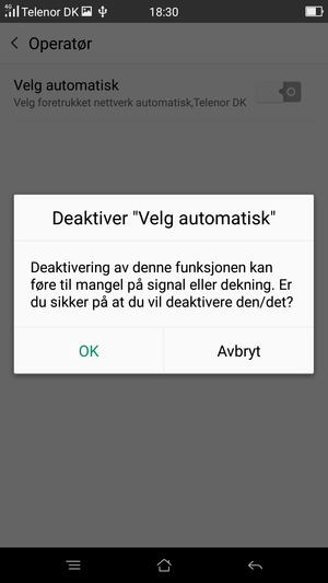 Velg OK