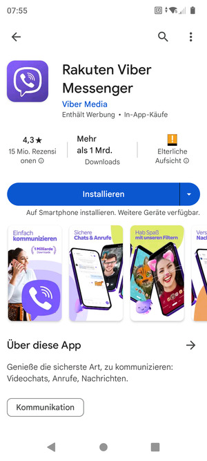 Wählen Sie Installieren