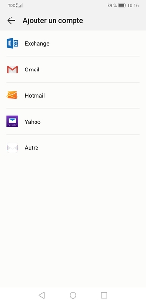 Sélectionnez Autre
