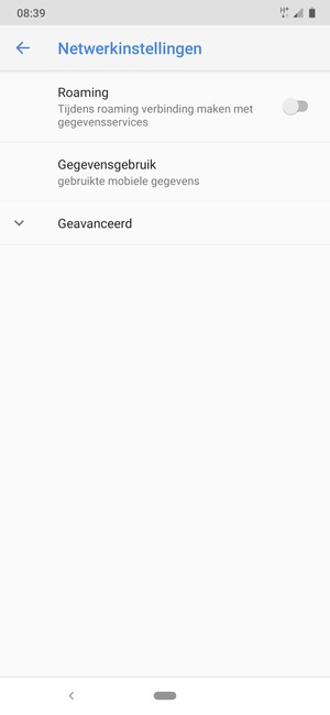 Selecteer Geavanceerd