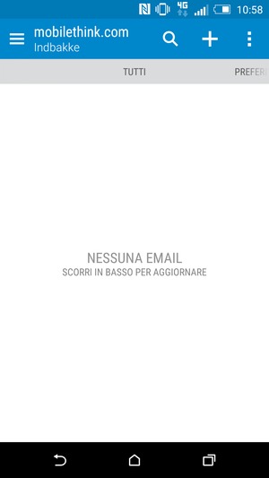 Il tuo account è pronto per l'uso