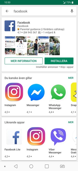 Välj appen