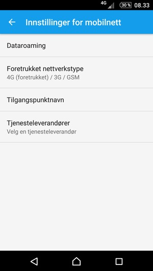 Velg Tilgangspunktnavn