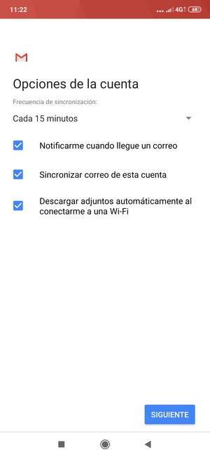 Seleccione SIGUIENTE