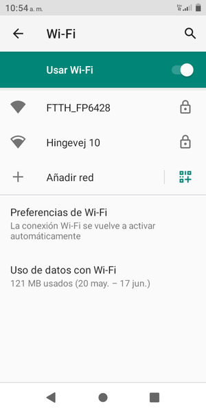 Seleccione la red inalámbrica a la que desea conectarse