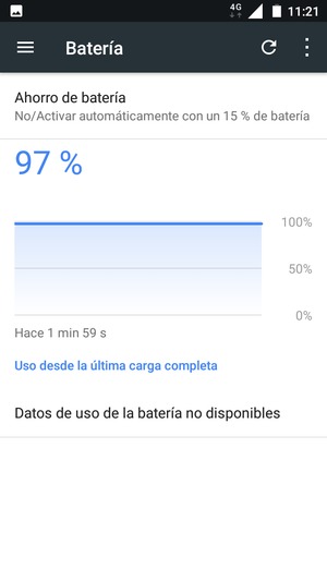Seleccione Ahorro de batería