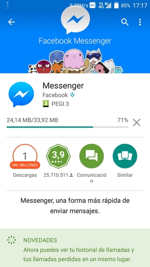 Espere a que el proceso de instalación finalice