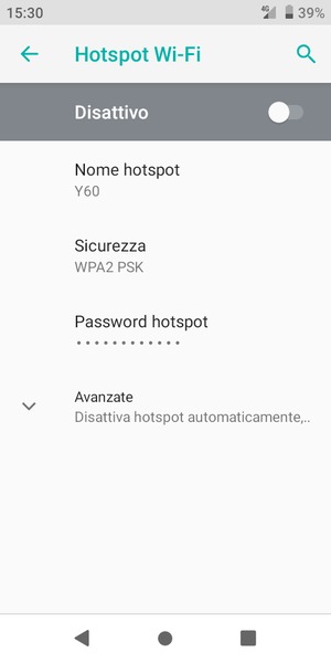 Attiva Hotspot Wi-Fi
