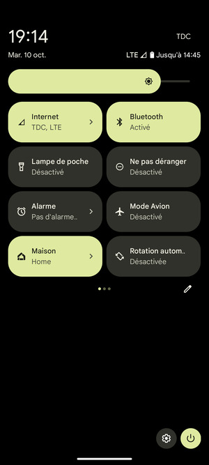 Désactiver Bluetooth
