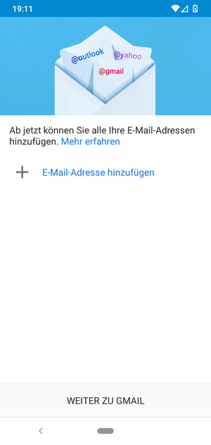 Wählen Sie E-Mail-Adresse hinzufügen