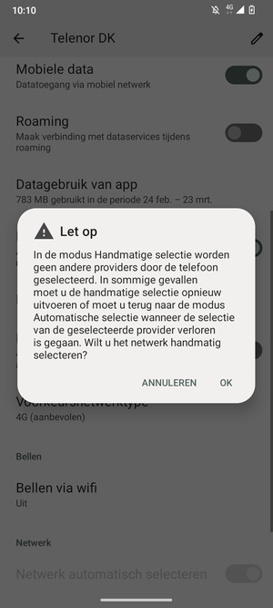 Selecteer OK