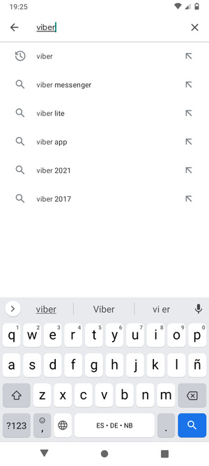 Introduzca el nombre de la aplicación y seleccione Buscar